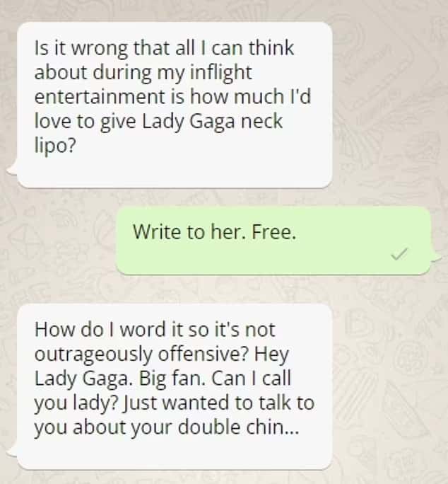 WhatsApp conversation (Photo via Twitter)