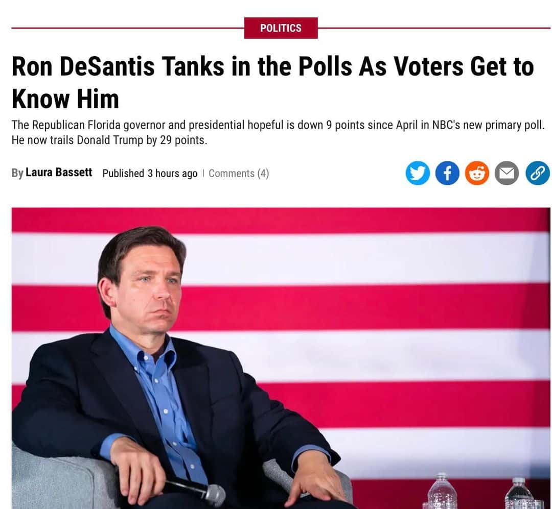 Ana labelled Ron DeSantis as 'weird', 'whiny' and an 'authoritarian jerk' (@ananavarrofl/Instagram)