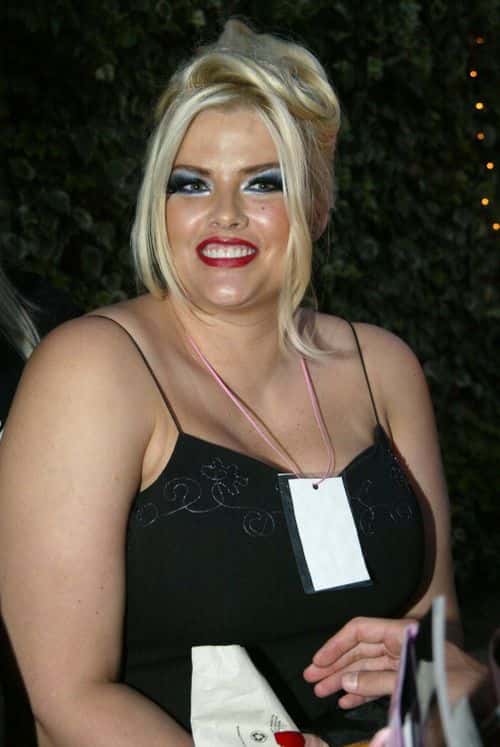 Model Anna Nicole Smith poses during the 2nd Annual Queen of Silverlake Pageant on July 13, 2002 in Los Angeles, California.