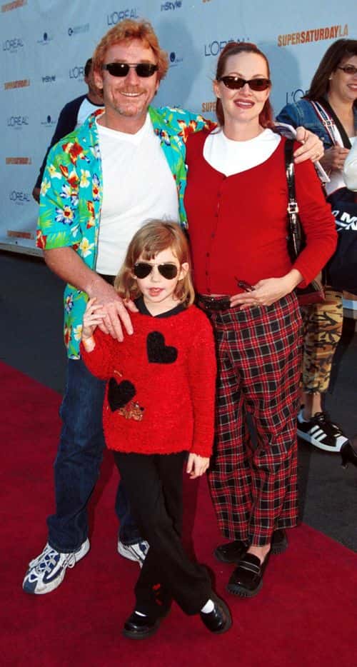 Actor Danny Bonaduce, his wife Gretchen, and daughter Isabella are arrive at the 