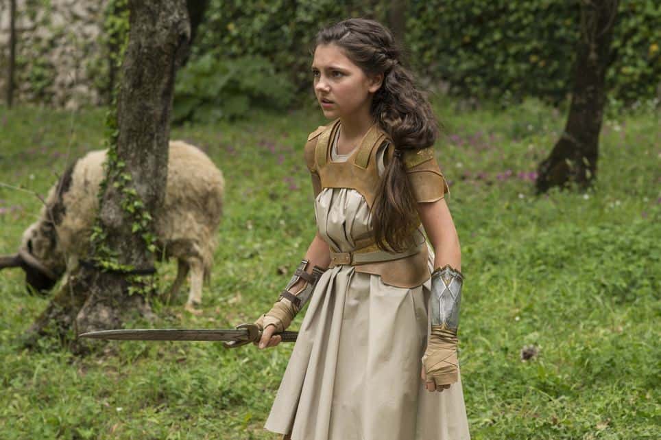 Emily Carey as Young Diana in 'Wonder Woman' (Warner Bros/DC)
