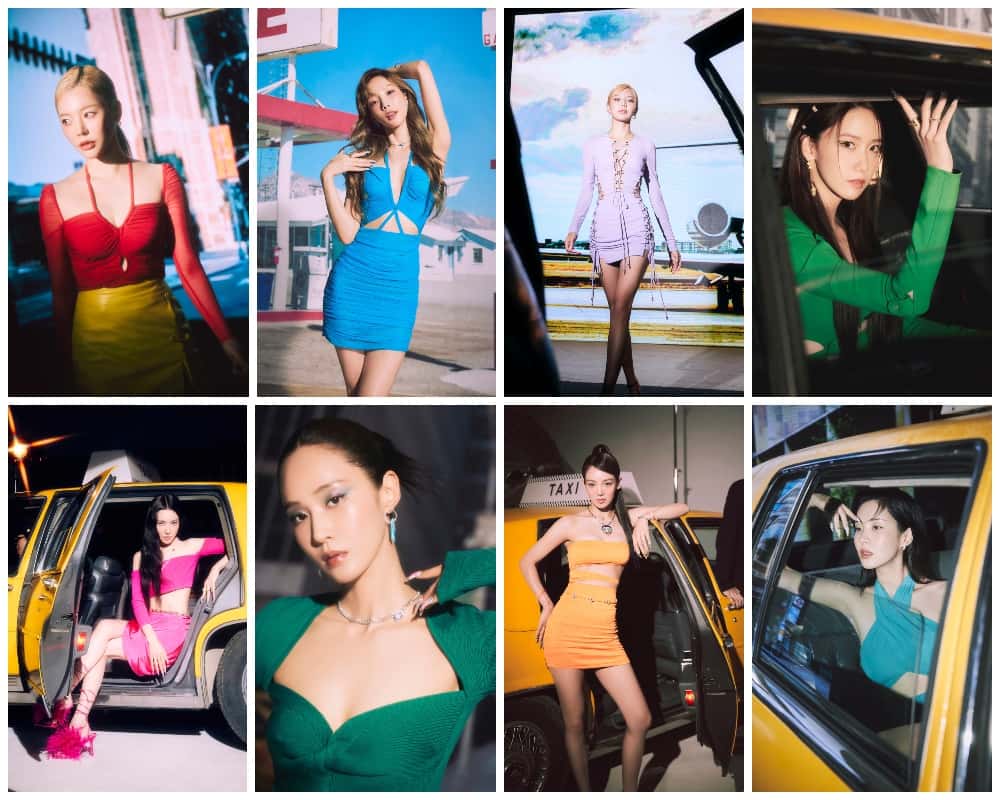 Girls' Generation for 'Mr. Taxi' concept (@GirlsGeneration/Twitter)