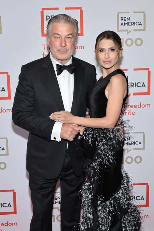 Alec Baldwin and Hilaria Baldwin attend the 2023 PEN America Literary Gala at American Museum of Natural History on May 18, 2023 in New York City.