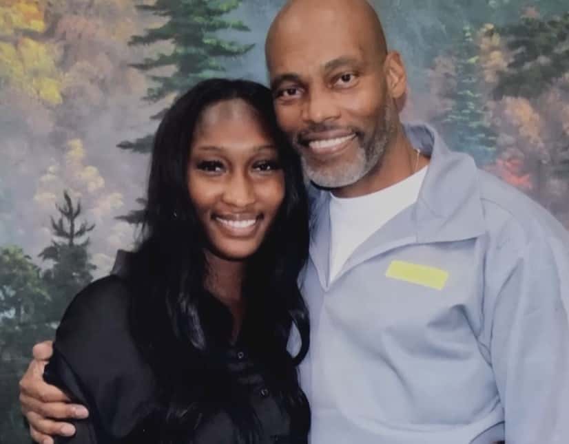 Kiera, whom Johnson shares with Erika, was just five months old when he was sentenced to life. (Screenshot from 48 Hours/YouTube)