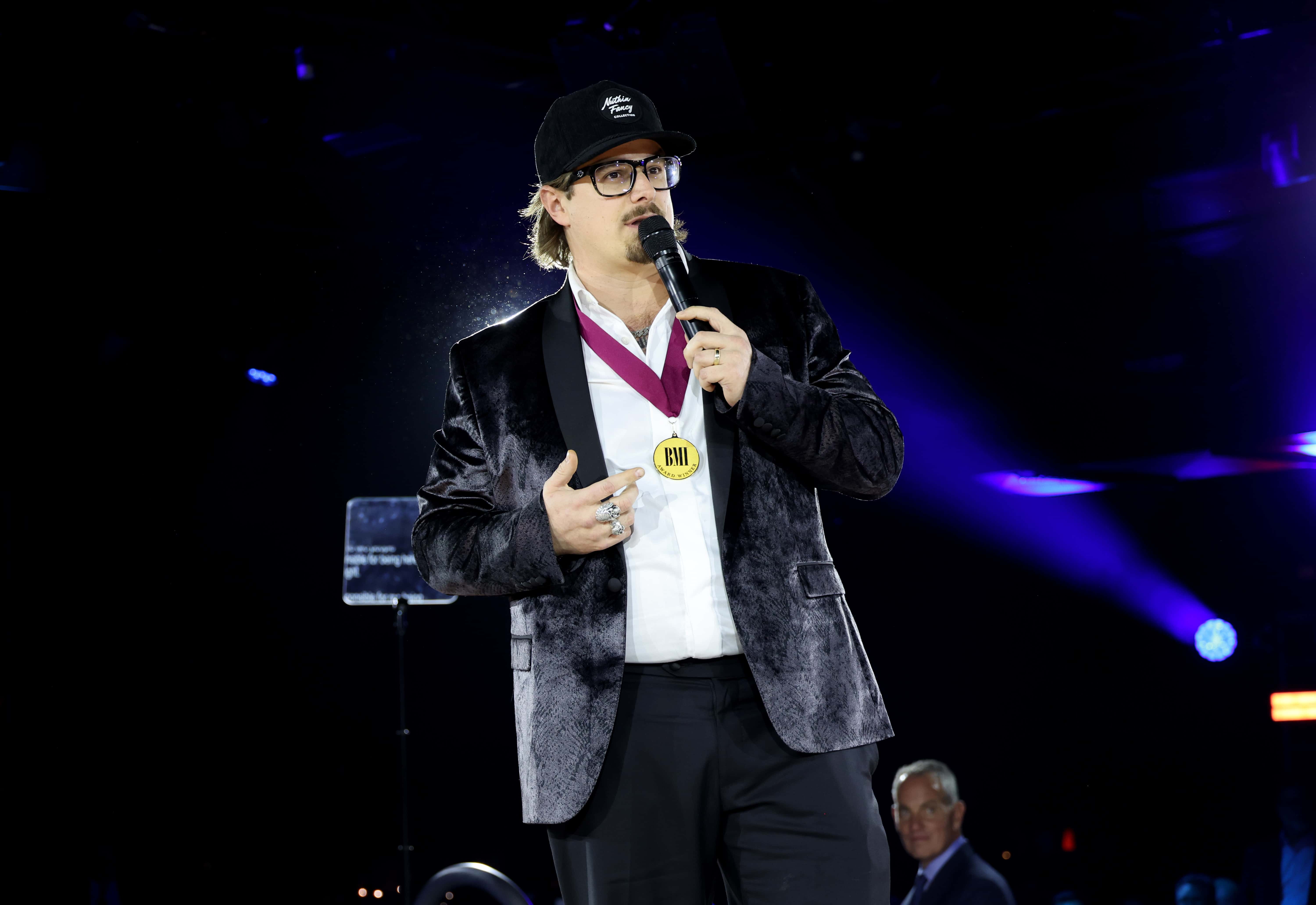 Hardy onstage during the 2022 BMI Country Awards at BMI on November 08, 2022, in Nashville, Tennessee. (Photo by Jason Kempin/Getty Images for BMI)