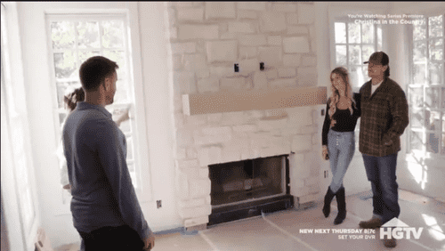 Stacie and Joel Adams; Christina and Josh Hall in 'Christina in the Country' episode 1 (HGTV)