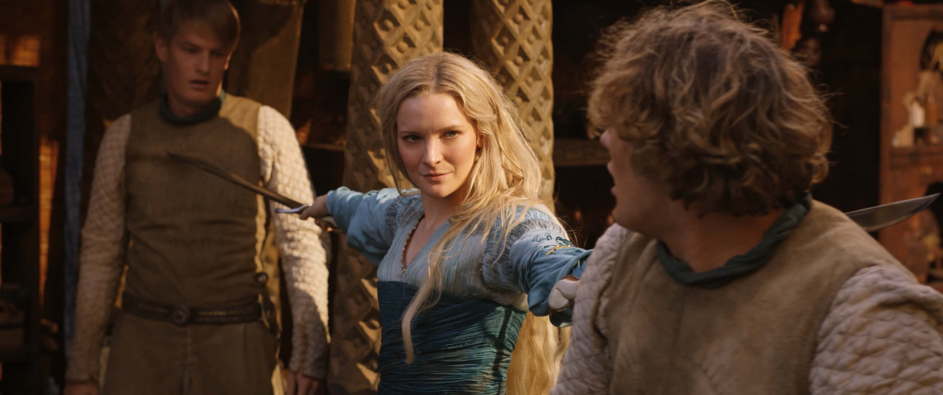 Morfydd Clark as Galadriel in 'The Lord of the Rings: The Rings of Power' (Amazon Studios)