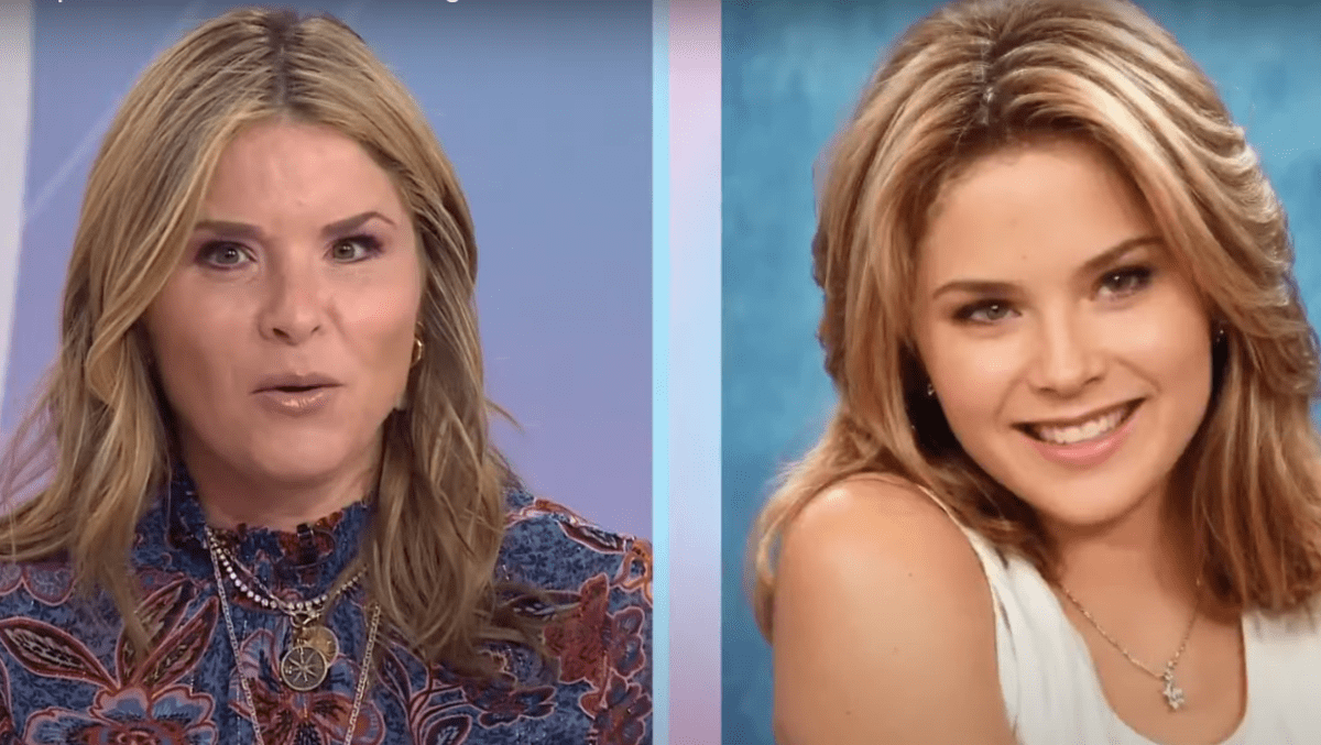 Jenna Bush Hager paid $9.99 to have the EPIK smartphone app take her image (@hodaandjenna/YouTube)