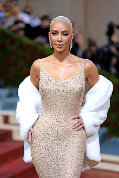 Kim Kardashian attends The 2022 Met Gala Celebrating