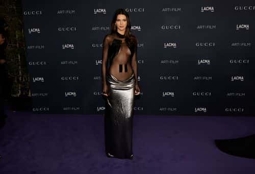 Kendall Jenner attends the 11th Annual LACMA Art + Film Gala at Los Angeles County Museum of Art on November 05, 2022 in Los Angeles, California.