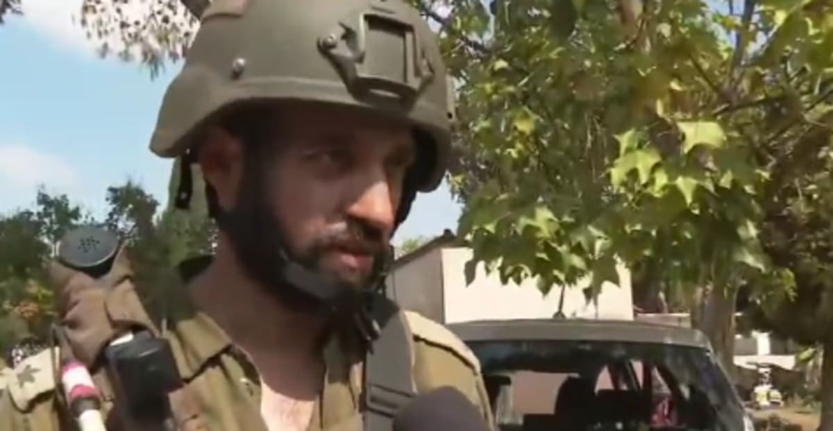 David Ben Zion claimed children's heads were 'cut off' during Hamas' attack on Israel (i24/X)