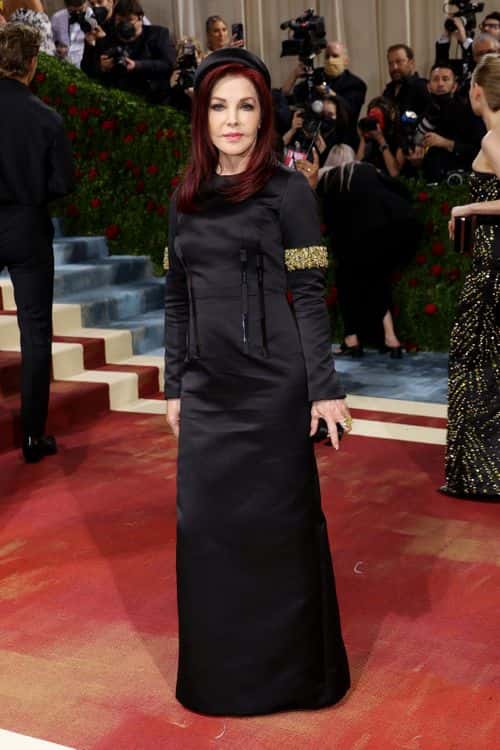 Priscilla Presley attends The 2022 Met Gala Celebrating