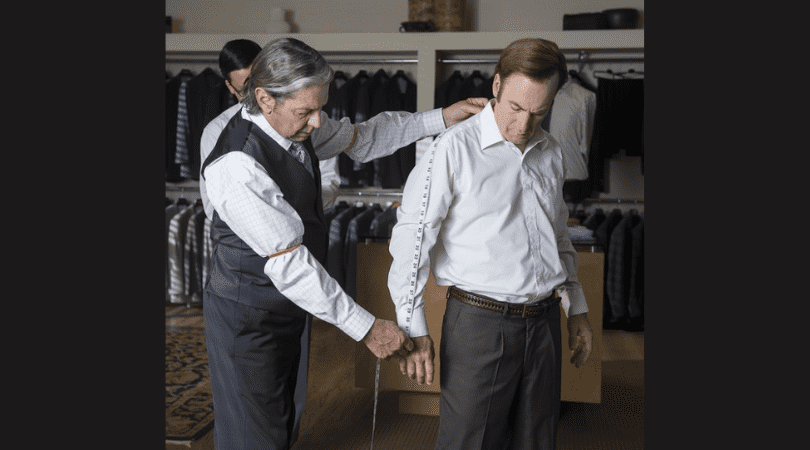 One of Geoffrey's last appearances included as a tailor in an episode of Emmy nominated series Better Call Saul (amc)