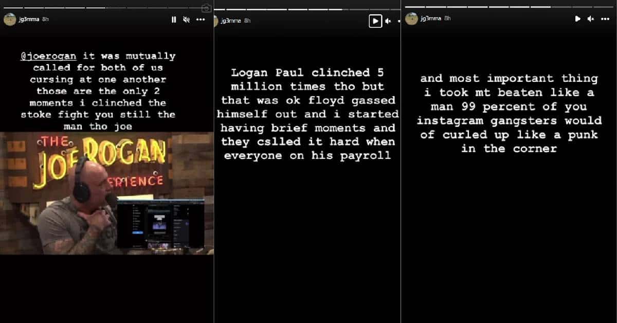 Gotti III posted Intagram story (jg3mma/ Instagram)