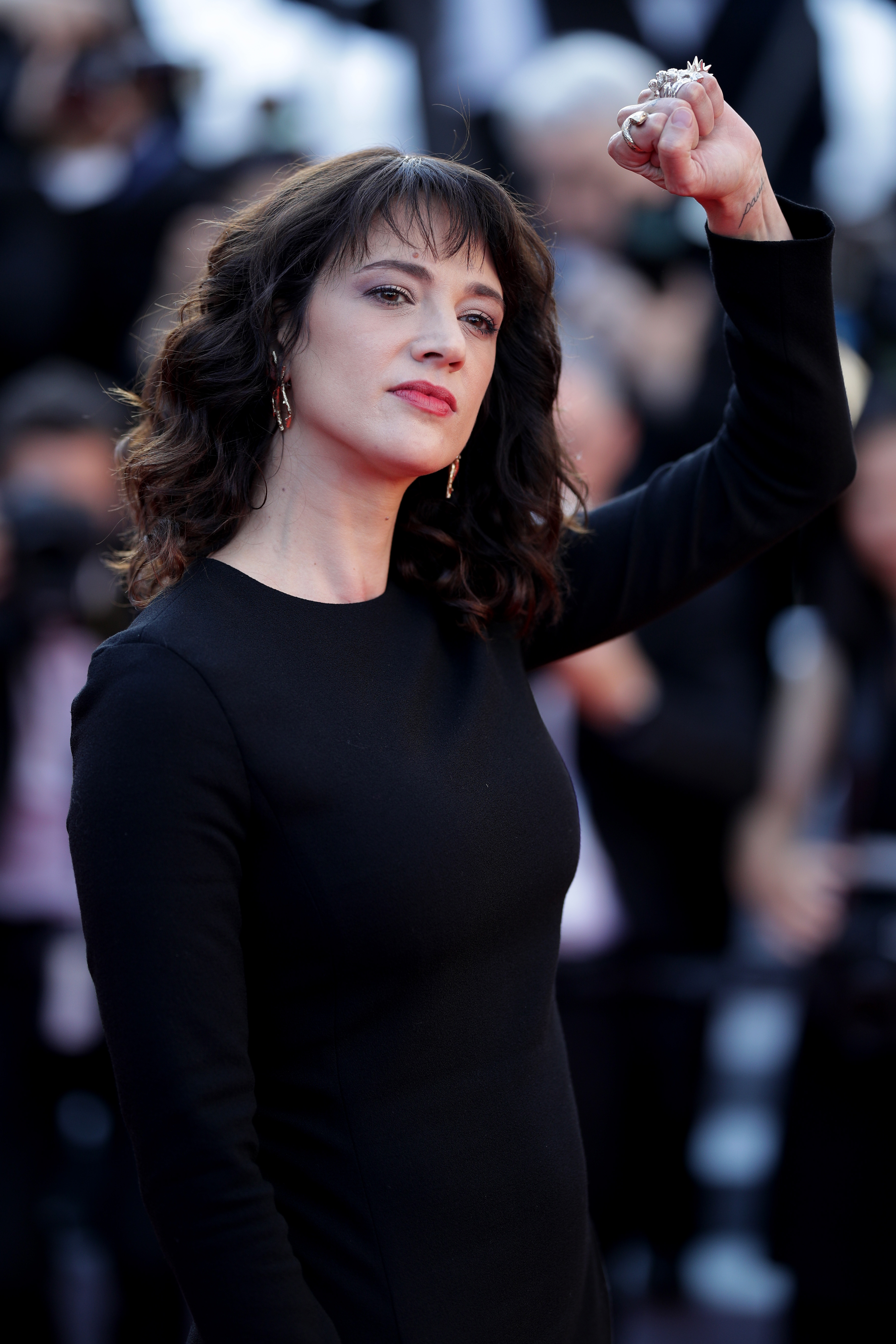 Asia Argento attends the Closing Ceremony & screening of 'The Man Who Killed Don Quixote' during the 71st annual Cannes Film Festival at Palais des Festivals on May 19, 2018 in Cannes, France.