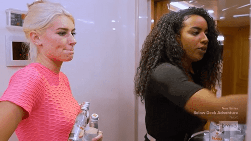 Camille Lamb and Alissa Humber in 'Below Deck' Season 10 (BravoTV)