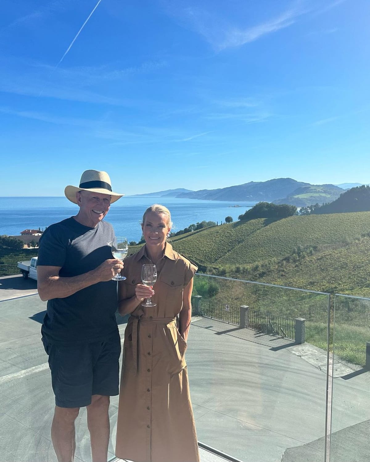 Dana Perino with husband Peter McMahon in Spain (@danaperino/Instagram)