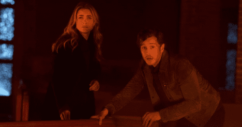 Melissa Ruxburgh and Josh Dallas in 'Manifest' season 4, Part 1 (Netflix)