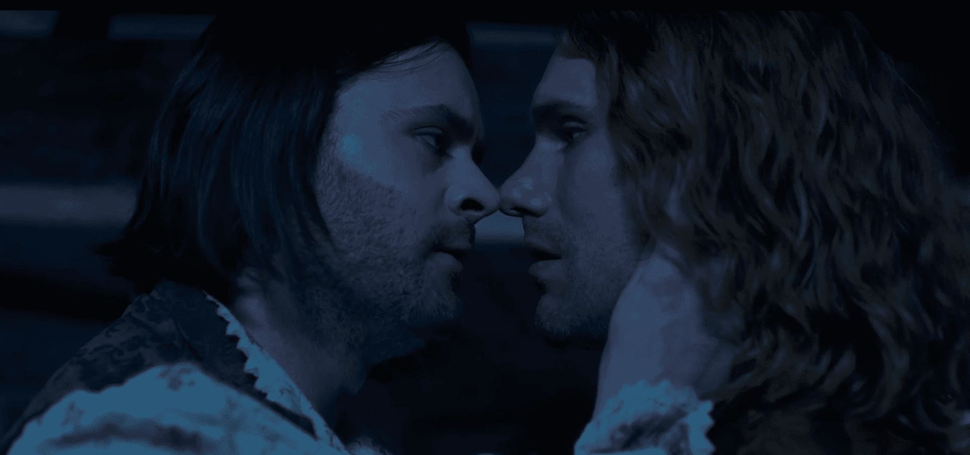 Jaskier and Prince Radovid finally share a kiss in 'The Witcher' Season 3 Episode 4 (Netflix)