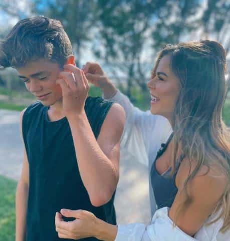 The mother of four frequently posts pictures with her children ( Sophia Guidolin/Instagram)