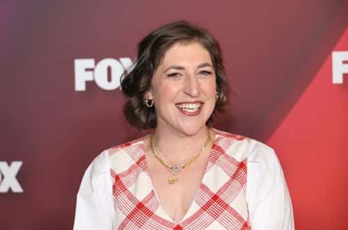 Mayim Bialik attends 2022 Fox Upfront on May 16, 2022 in New York City.
