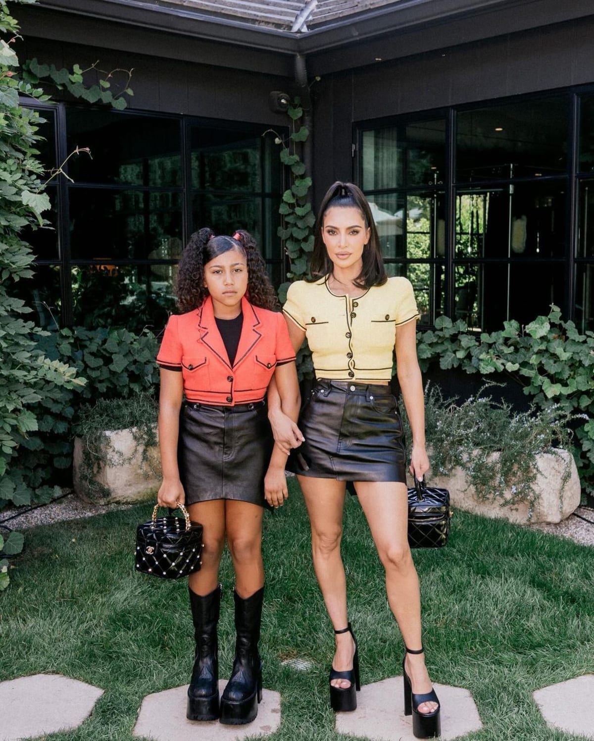 'The Kardashians' star Kim Kardashian and North West at Kourtney Kardashian's Disney-themed baby shower (Instagram/kimkardashian)